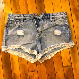 Forever 21 denim shorts